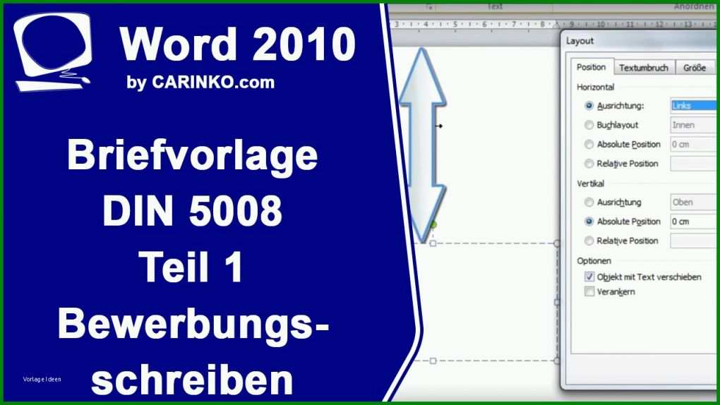 Spezialisiert Din 5008 Brief Vorlage Word 1280x720