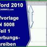 Spezialisiert Din 5008 Brief Vorlage Word 1280x720