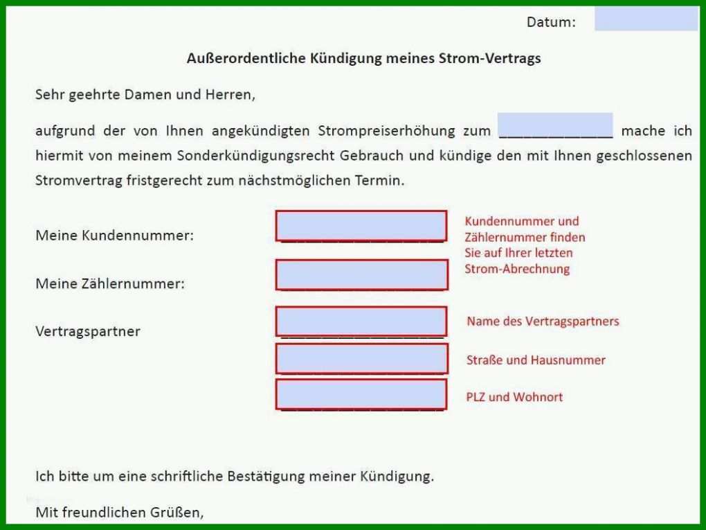 Tolle Eon Strom Kündigen Vorlage 1054x790