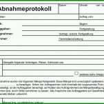 Selten Abnahmeprotokoll Vorlage Word 800x630