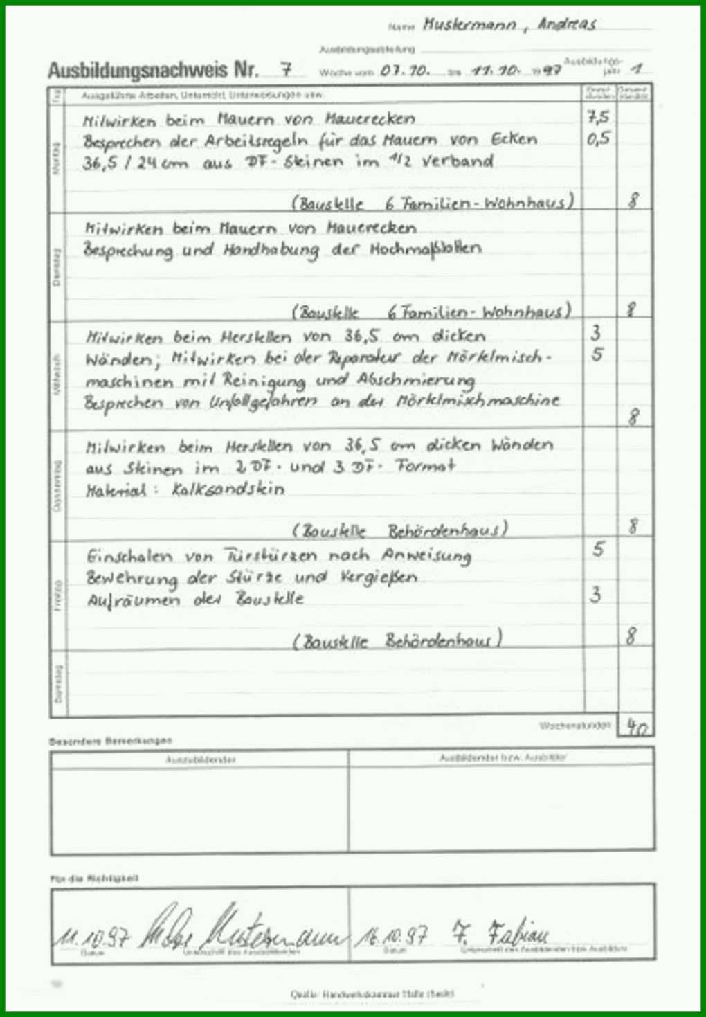 Original Berichtsheft Vorlage Elektroniker Energie Und Gebäudetechnik 1200x1728