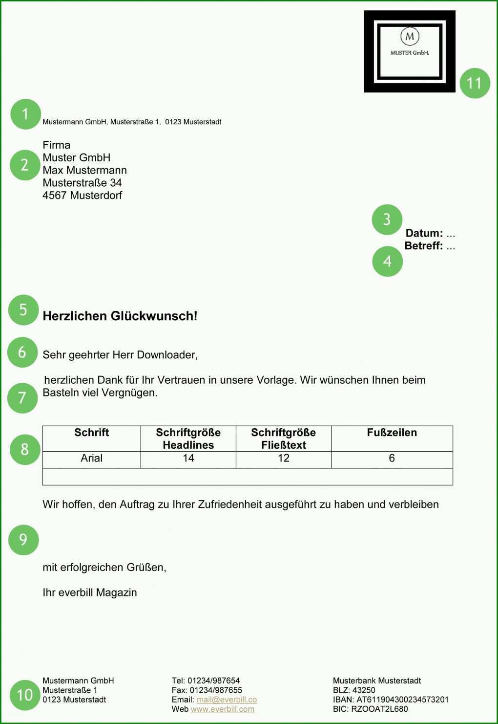 Atemberaubend Geschäftsbrief Schreiben Vorlage 2279x3309