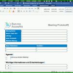 Großartig Meeting Protokoll Vorlage 1030x644