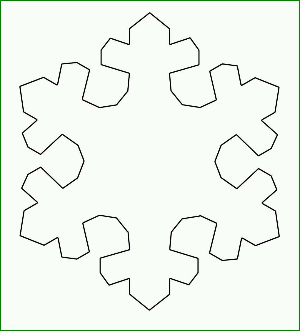 Kreativ Vorlage Schneeflocke 2480x2740