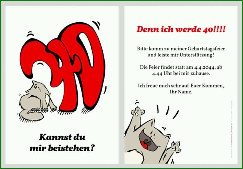Atemberaubend Vorlage Einladung 40 Geburtstag 1600x1112