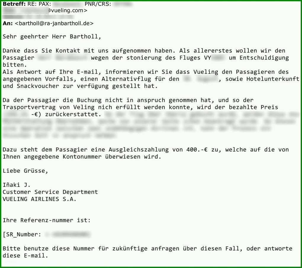 Fabelhaft Vorlage Flugverspätung Entschädigung 2136x1896
