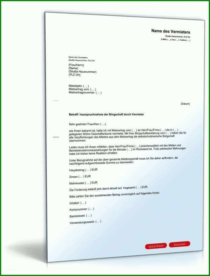 Mietvertrag pdf zum ausfüllen