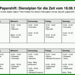 Beeindruckend Dienstplan Vorlage Pdf 1294x702