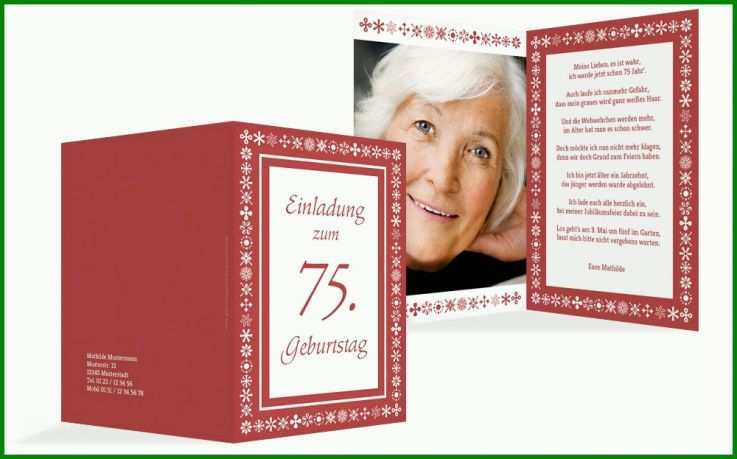 Perfekt Witzige Einladungen Zum 75 Geburtstag ⋆ Geburtstag 145658