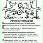 Allerbeste Flohmarkt Flyer Vorlage 1024x1448