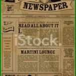 Überraschen Zeitungslayout Vorlage Download 725x1024