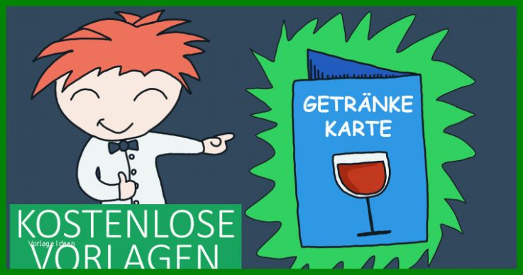 Singular Getränkekarte Vorlage Zum Ausfüllen Kostenlos 760x400