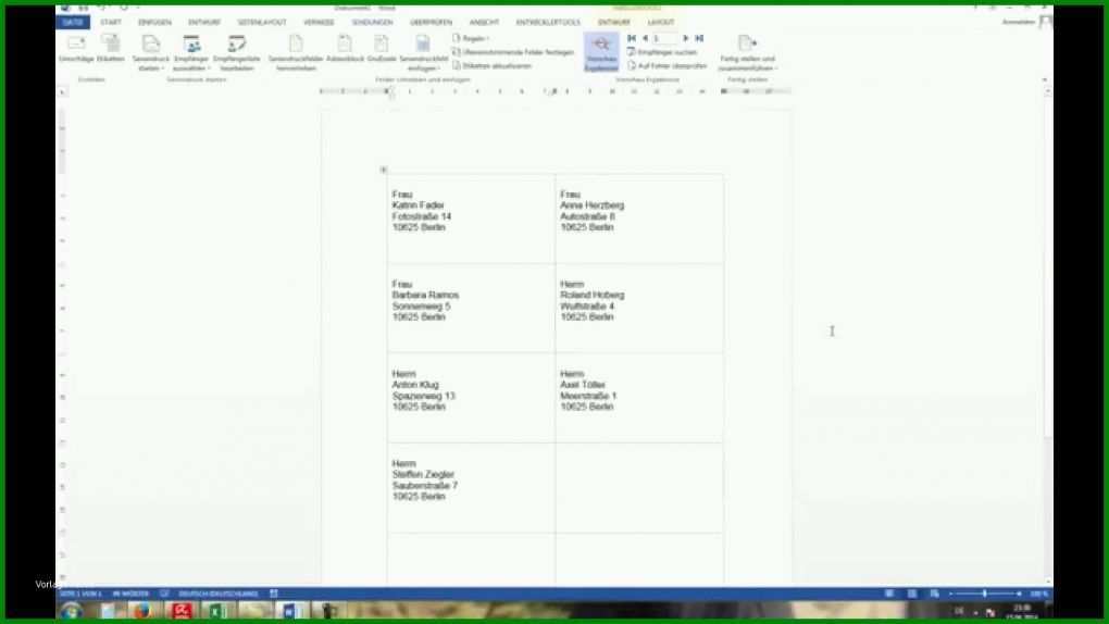 Einzahl Adressetiketten Vorlage Word 1280x720