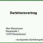 Neue Version Vorlage Privater Darlehensvertrag 1608x622