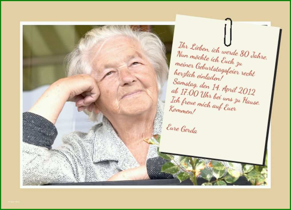 Ausnahmsweise Einladung Geburtstag 80 Vorlage 1600x1157