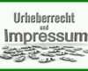 Überraschend Impressum Urheberrecht Vorlage 770x300