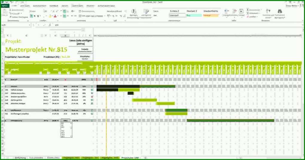 Erstaunlich Projektplan Excel Vorlage 2018 Kostenlos 1922x1012