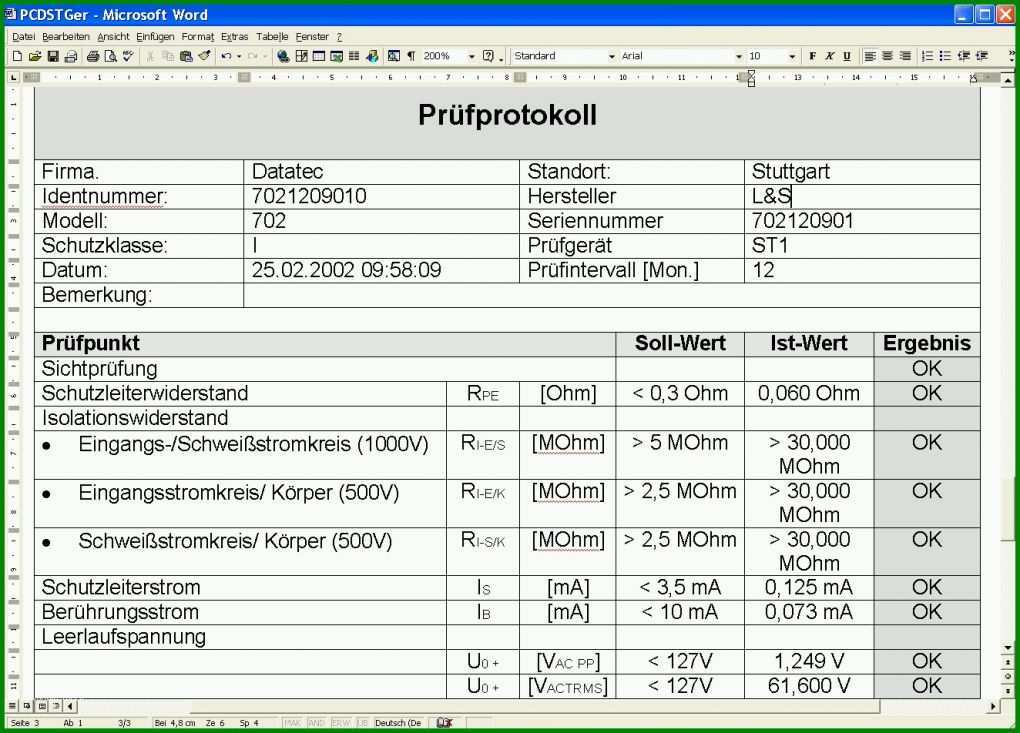 Toll Dguv Protokoll Vorlage 1324x952