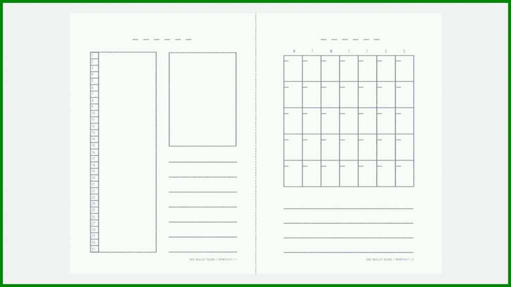 Ausgezeichnet Bullet Journal Vorlagen Pdf 1600x900