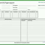 Wunderbar Tagesbericht Vorlage Word 1044x802