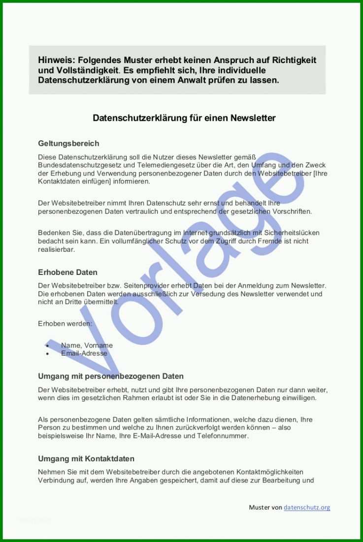 Rühren Datenschutzerklärung Arztpraxis Vorlage 783x1169