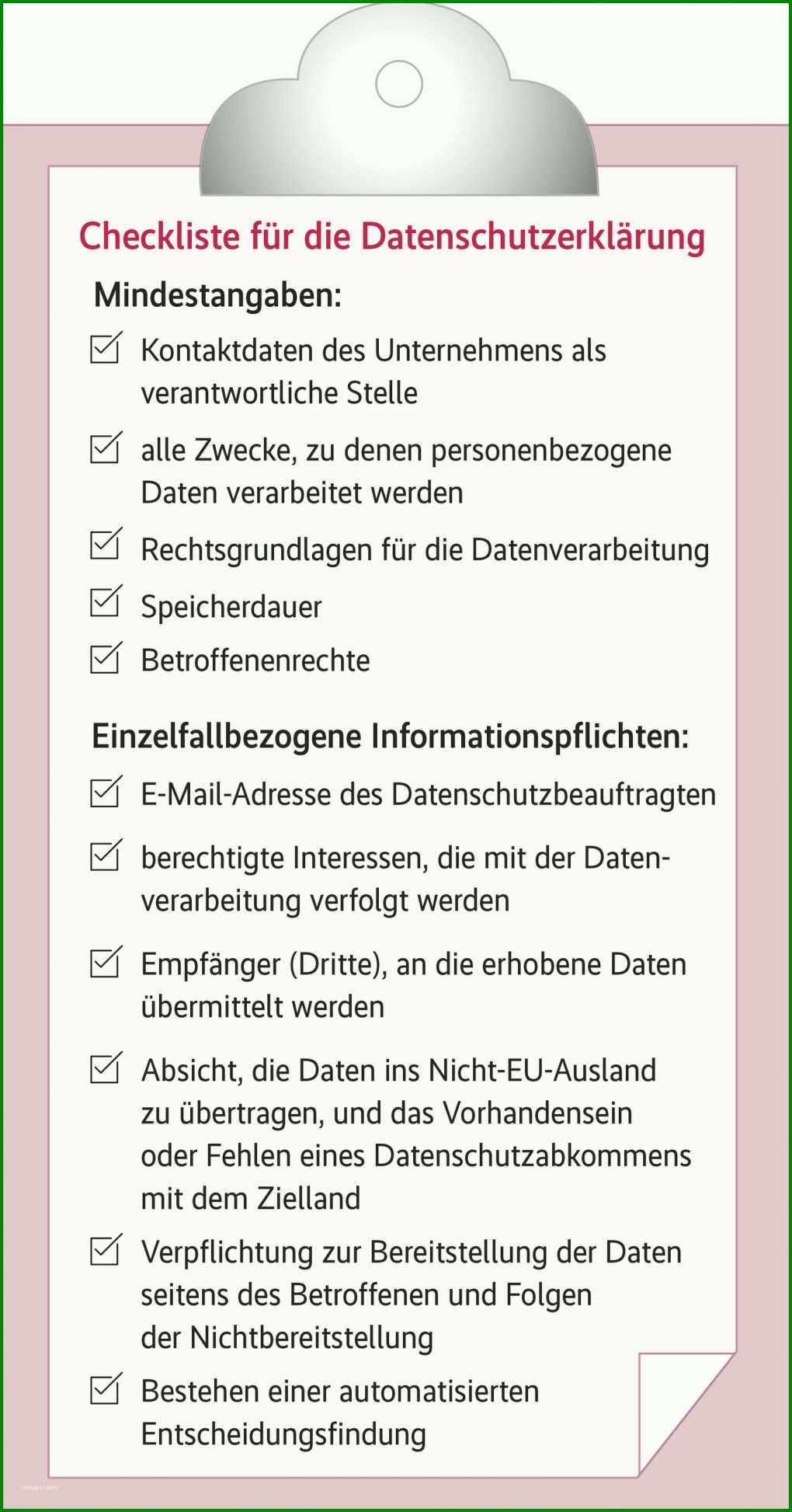 Fabelhaft Datenschutzerklärung Für Kunden Vorlage 1482x2828