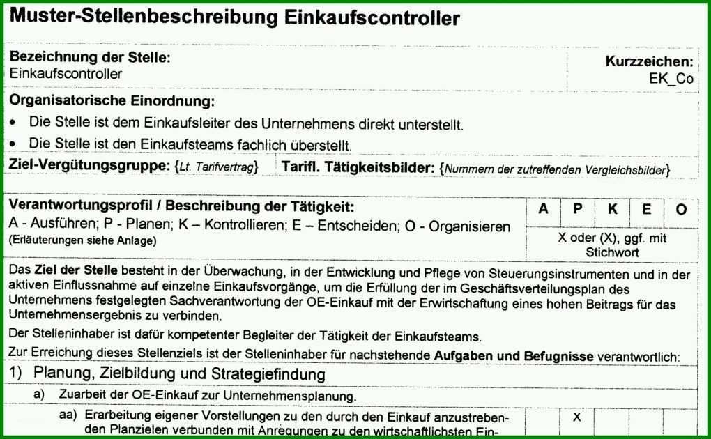 Exklusiv Stellenbeschreibung Vorlage 1749x1080
