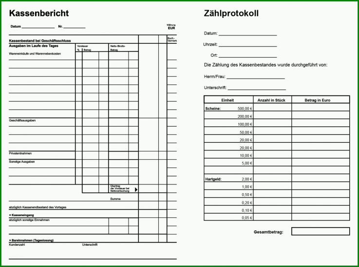 Bemerkenswert Zählprotokoll Vorlage 1546x1154