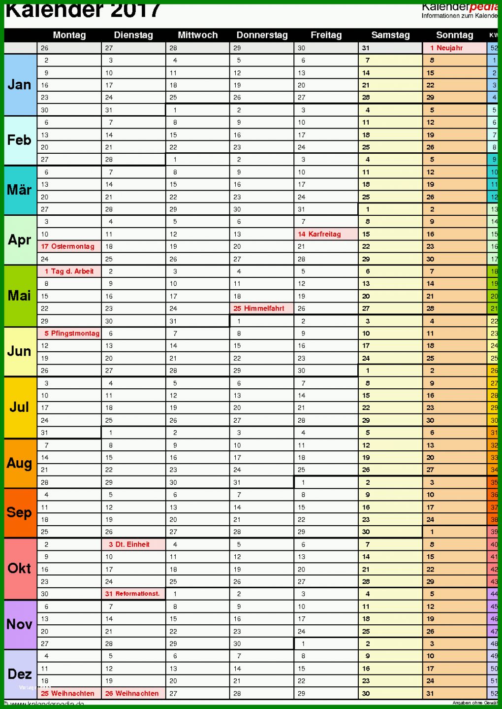 Unvergesslich Kalender Excel Vorlage 1069x1508