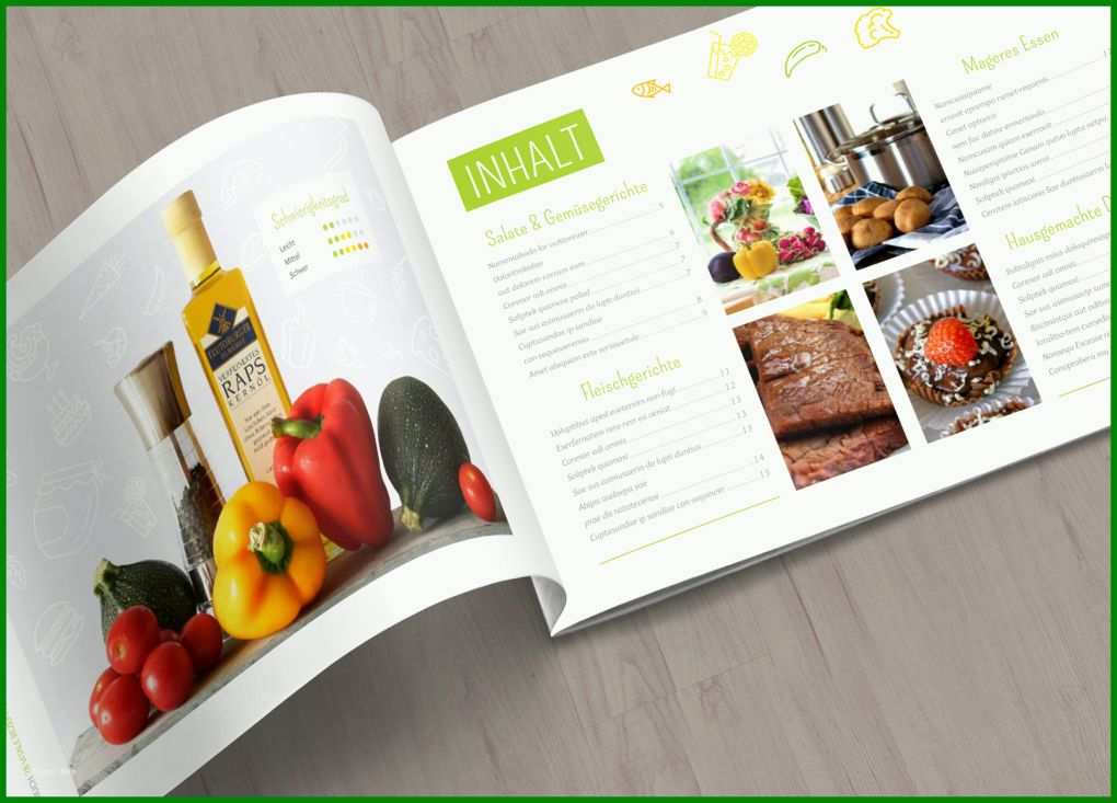 Erschwinglich Kochbuch Vorlage Indesign 1612x1159