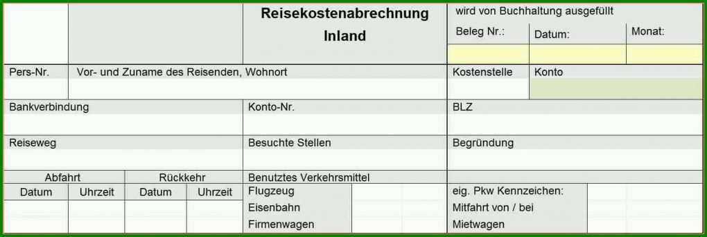 Erschwinglich Reisekostenabrechnung 2018 Vorlage 1556x523