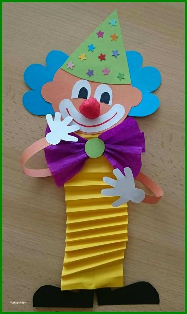 Unglaublich Fasching Basteln Mit Kindern Vorlagen 750x1255