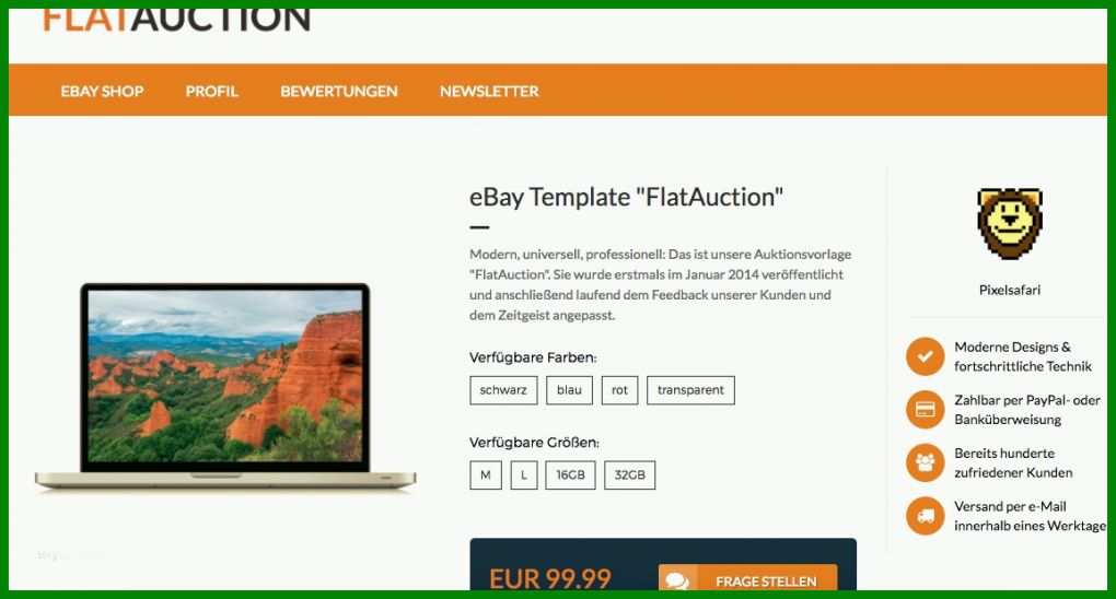 Schockierend Ebay HTML Vorlage 1154x620
