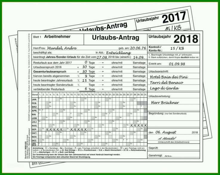 Hervorragen Urlaubsantrag Vorlage 2019 1035x820