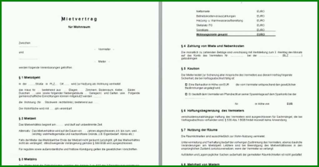 Ideal Untermietvertrag Vorlage Pdf Kostenlos 1200x627