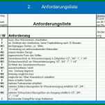 Ideal Anforderungsliste Vorlage Excel 960x720