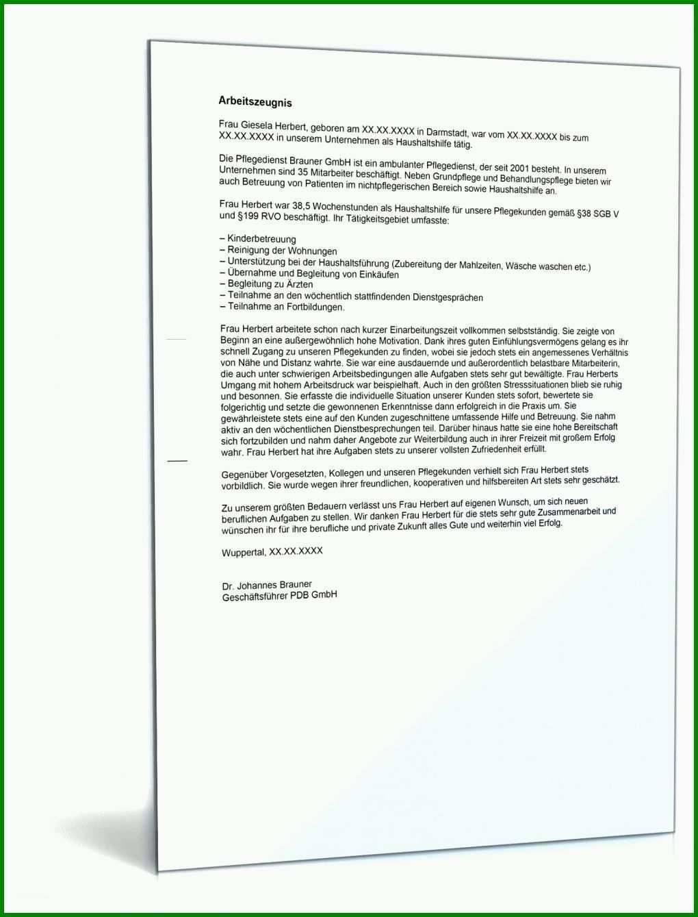 Sensationell Arbeitszeugnis Anfordern Vorlage 1520x1995