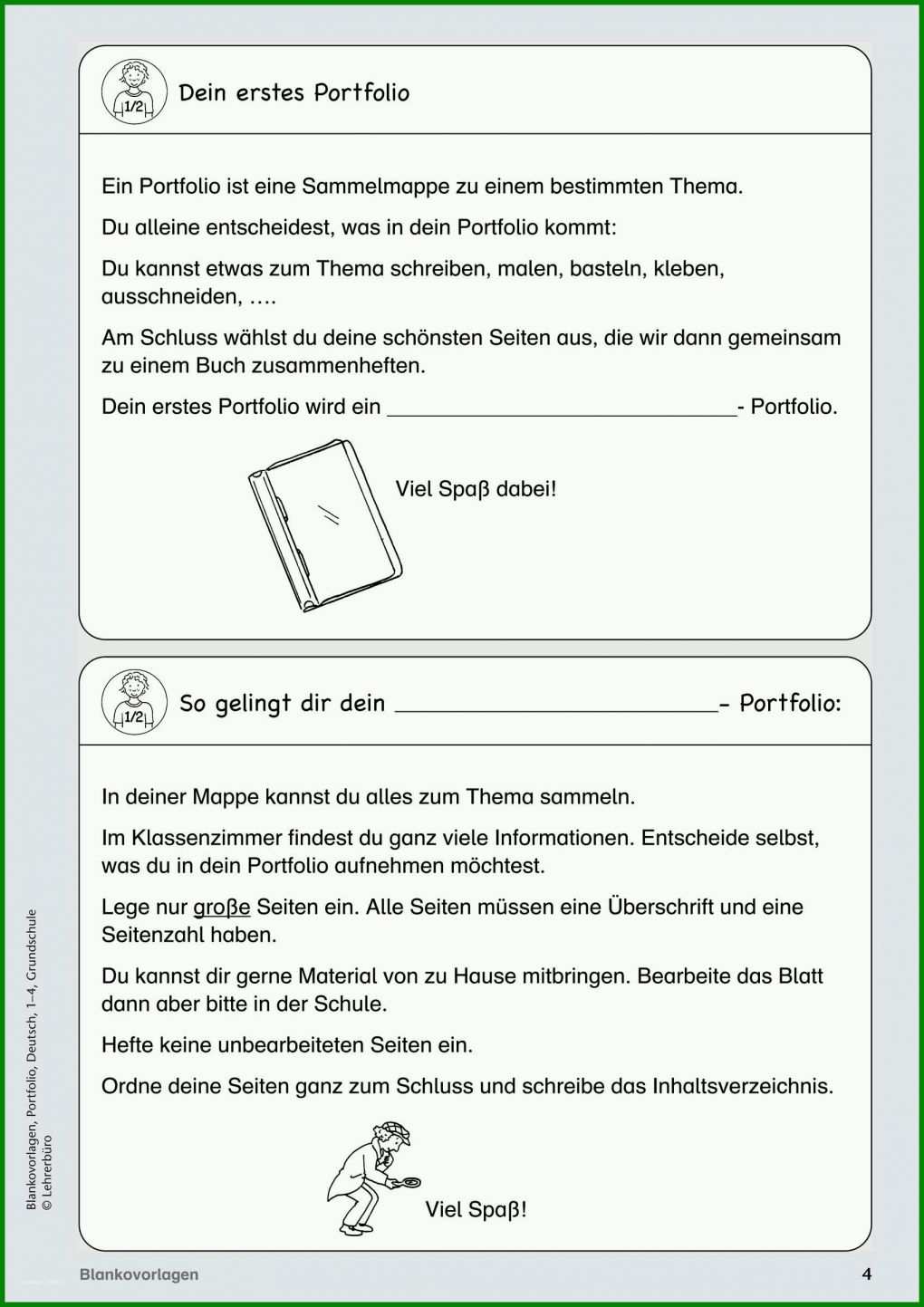 Überraschend Portfolio Vorlagen Schule 1696x2400