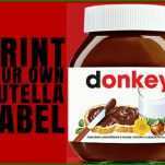 Modisch Mini Nutella Etikett Vorlage 1024x768