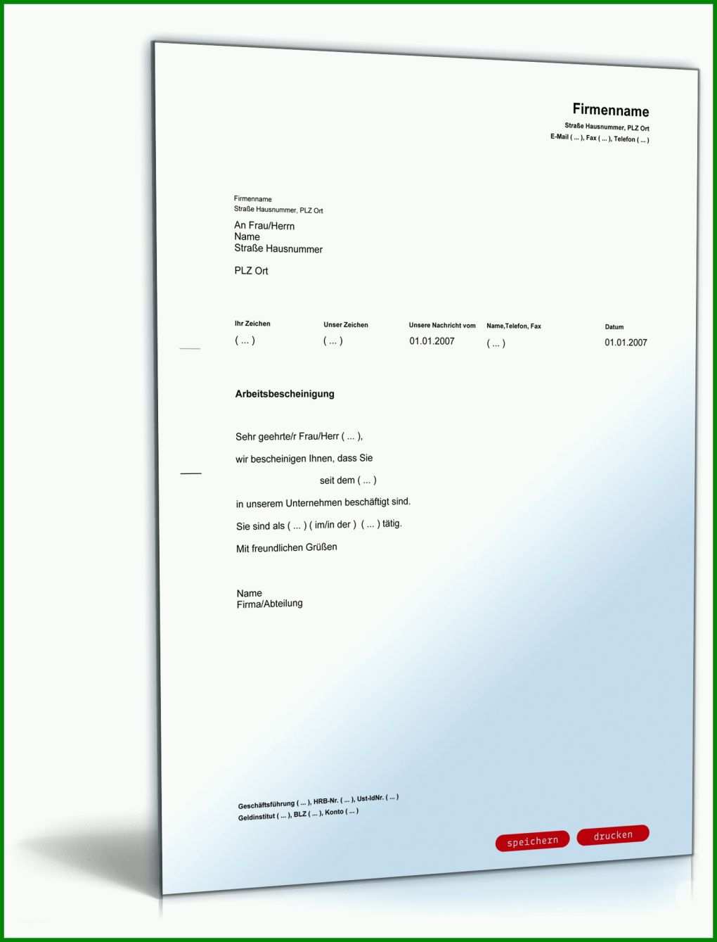 Staffelung Arbeitsbescheinigung Muster Vorlage Zum Download 1600x2100