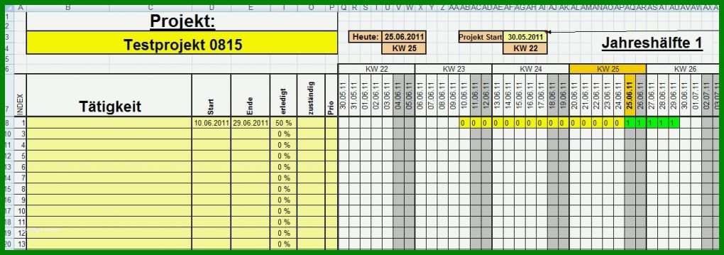 Spezialisiert Excel Vorlage Kalender Projektplanung 1314x463