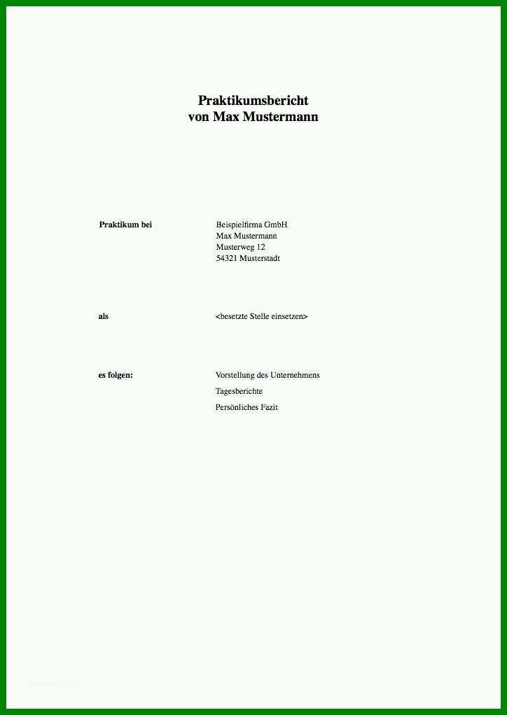 Sensationell Praktikumsbericht Altenheim Vorlage 724x1022