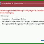 Hervorragend Unterweisung Reinigungskräfte Vorlage 815x600