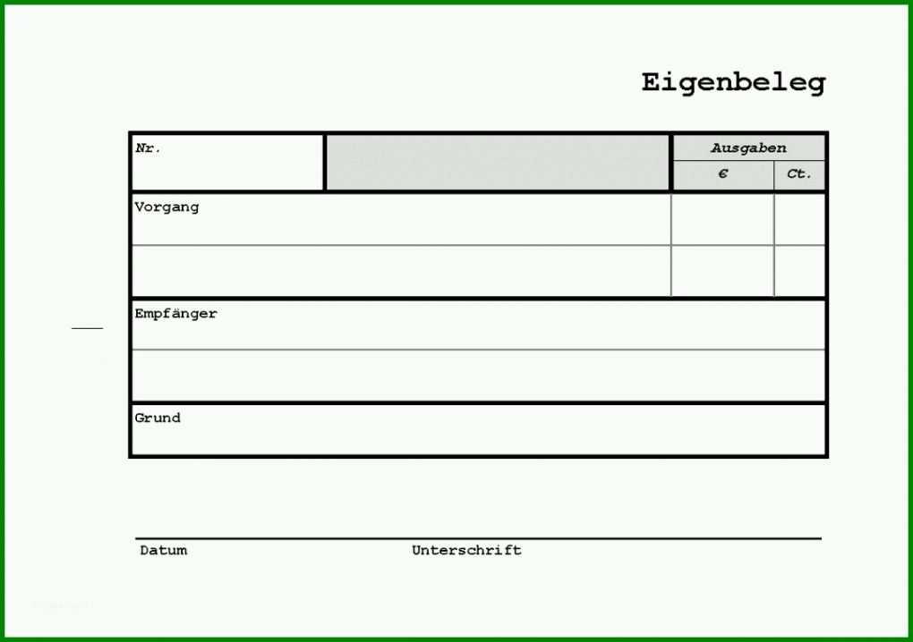 Allerbeste Buchungsbeleg Vorlage Excel 1140x802