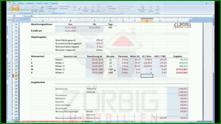 Kreativ Nebenkostenabrechnung Erstellen Excel Vorlage 1280x720