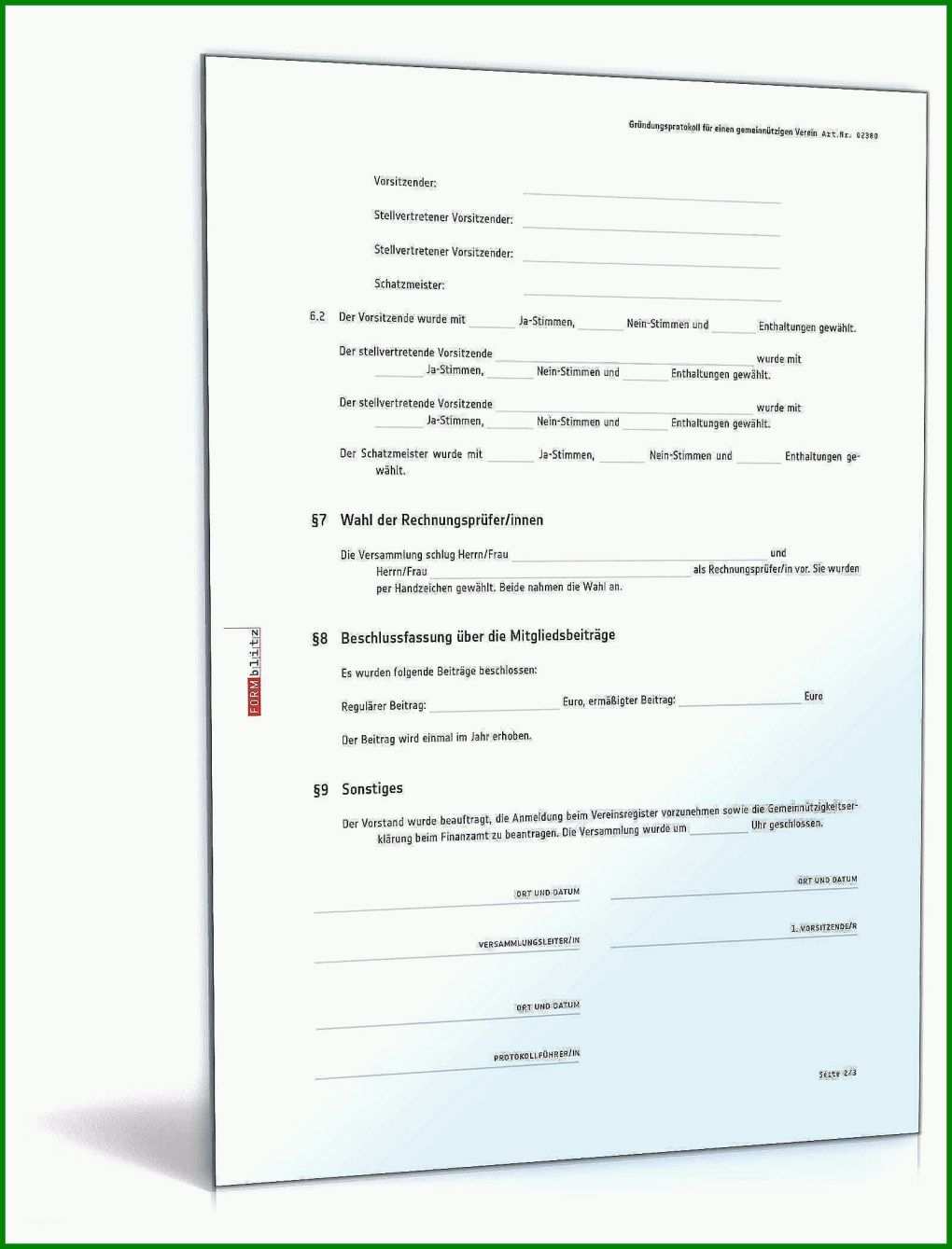 Überraschend Schriftführer Verein Protokoll Vorlage Word 1600x2100