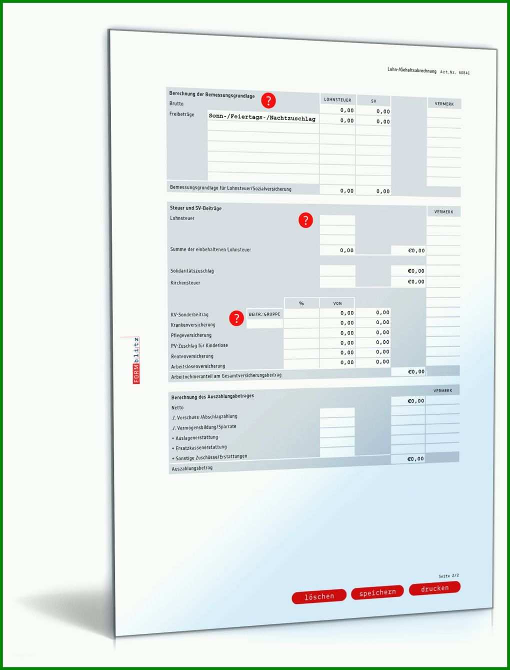 Fantastisch Vorlage Gehaltsabrechnung Excel 1600x2100