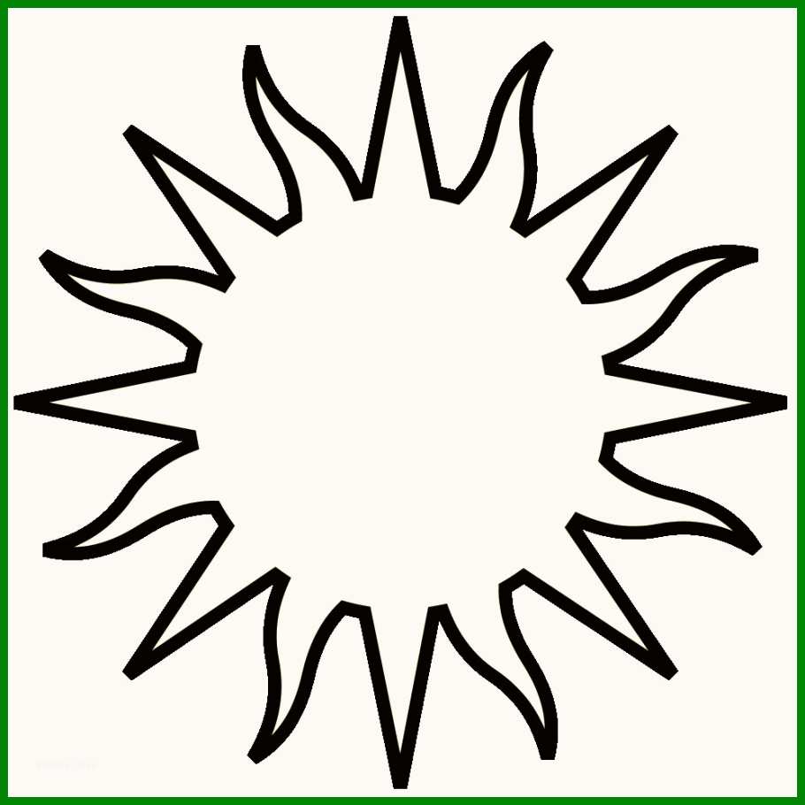 Sonne Basteln Vorlage - Vorlage Ideen