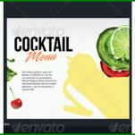Bestbewertet Cocktailkarte Vorlage 710x575