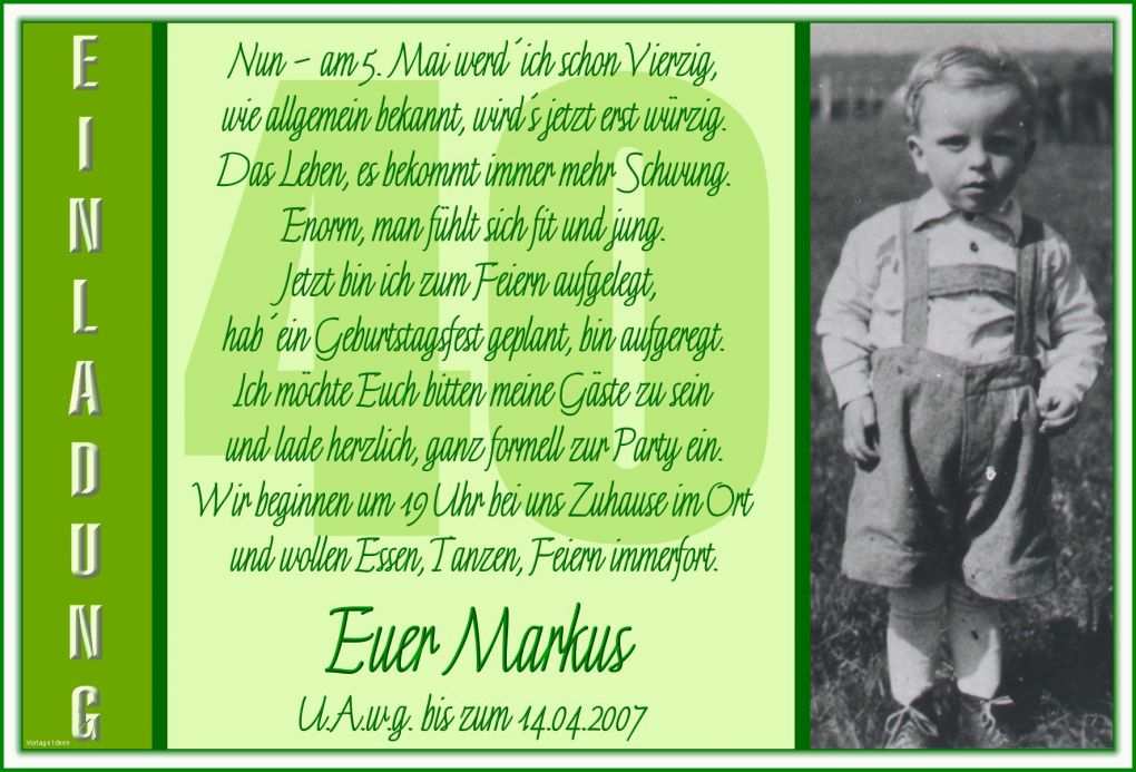 Größte Vorlage Einladung 40 Geburtstag 1771x1204